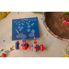 Budbud | Paper quilling -  Mismatched Earring | Gola and Nila