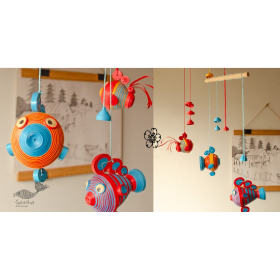 shop Handmade Paper Quilling Hanging - Budbud Buddies | two Tier