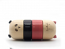 Handmade Toy - Wooden Lotpot Billoo + Pandu