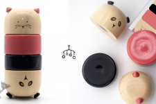 Handmade Toy - Wooden Lotpot Billoo + Pandu