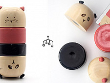 Handmade Toy - Wooden Lotpot Billoo + Pandu
