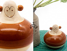 Handmade Wooden Toy - Ghumkkad Babloo 