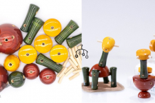 Handmade Wooden Toy - Gola Dandi