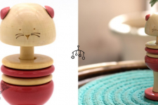 Handmade Wooden Toy - Takatak Billoo