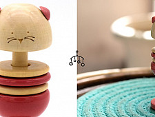 Handmade Wooden Toy - Takatak Billoo