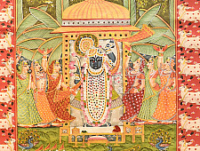 Pichwai Paintings of Nathdwara | Shrinath ji  (23.5" x 17.5")