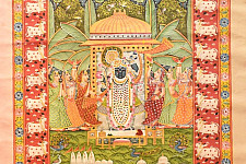 Pichwai Paintings of Nathdwara | Shrinath ji  (23.5" x 17.5")