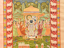 Pichwai Paintings of Nathdwara | Shrinath ji  (23.5" x 17.5")