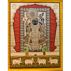 Pichwai Paintings of Nathdwara | Shyamda ji  (40" x 30")