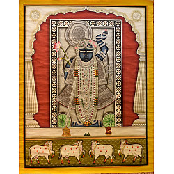 Pichwai Paintings of Nathdwara | Shyamda ji  (40" x 30")