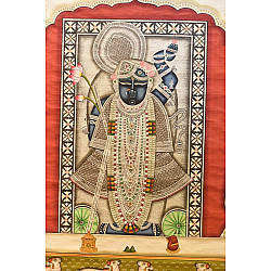 Pichwai Paintings of Nathdwara | Shyamda ji  (40" x 30")