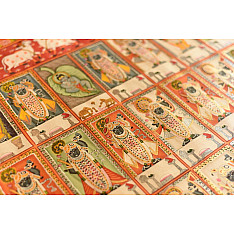 Pichwai Paintings of Nathdwara | Swarup of Shrinath ji  (23.5" x 35")