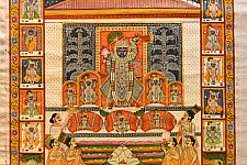 Pichwai Paintings | Annakut Darshan Painting (36" x 24") 7