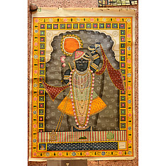 Pichwai Paintings of Nathdwara | Shrinathji  (41" x 29")