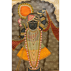 Pichwai Paintings of Nathdwara | Shrinathji  (41" x 29")