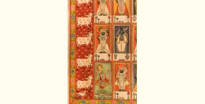 Pichwai Paintings of Nathdwara | All Avatars of Shrinath ji  (23.5" x 35")