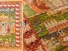 Pichwai Paintings of Nathdwara | Shrinath ji  (23.5" x 17.5")