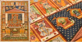 Pichwai Paintings of Nathdwara | Shrinath ji - Annakut Painting (36" x 24") 7