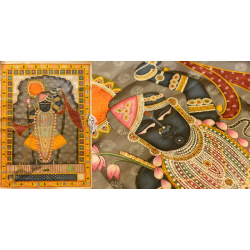 Pichwai Paintings of Nathdwara | Shrinathji  (41" x 29")