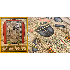 Pichwai Paintings of Nathdwara | Shyamda ji  (40" x 30")