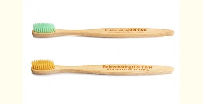 Ubtan ☘ Bamboo Tooth Brush ☘ 17 { Pack of 2 }
