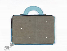 Zero Waste | Polka dot laptop sleeve