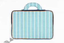 Zero Waste | Blue & White Laptop Sleeve