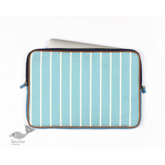 shop Blue & White Laptop Sleeve