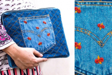 Zero Waste | Denim Ipad Kindle Sleeve