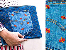 Zero Waste | Denim Ipad Kindle Sleeve