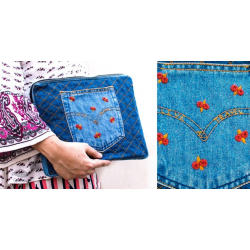 Zero Waste | Denim Ipad Kindle Sleeve