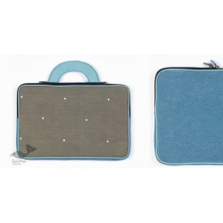 Zero Waste | Polka dot laptop sleeve