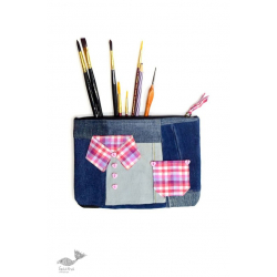 Zero Waste ~ Denim Vanity Pouch