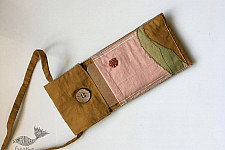 Zero Waste ~ Upcycled Hand Embroidered Phone Sling
