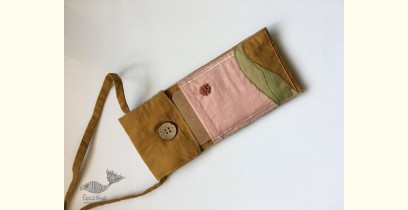 Zero Waste ~ Upcycled Hand Embroidered Phone Sling