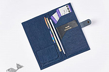 Zero Waste ~ Denim Itinerary Wallet