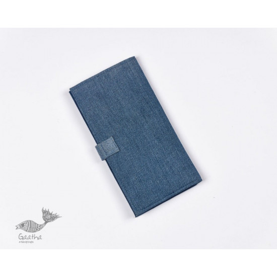 shop Upcycled Denim Itinerary Wallet