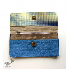 Zero Waste ~ Sashiko Denim Wallet - 2