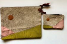 Zero Waste ~ Jute Vanity Pouch (Set of 2)