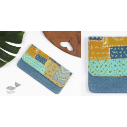 Zero Waste ~ Meadow Sashiko Wallet