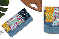 Zero Waste ~ Sashiko Denim Wallet - 2