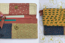 Zero Waste ~ Sashiko Wallet