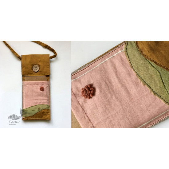 shop Upcycled Hand Embroidered Phone Sling