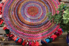 Zero Waste ✯ Round Handmade Rug