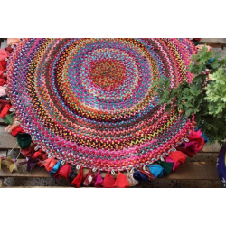 Zero Waste ✯ Round Handmade Rug