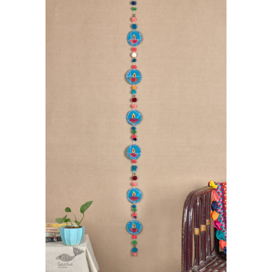 shop Pom Pom Diya hanging String