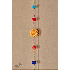 Zero Waste Hangings ~ Beaded Pom Pom String