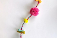 Zero Waste Hangings ~ Tinker Pom Pom String