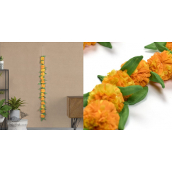 Zero Waste Hangings ~ Fabric Marigold Flower String