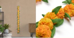 Zero Waste Hangings ~ Fabric Marigold Flower String